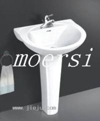 陶瓷立柱盆B1914 摩尔斯卫浴的品质与文化呈现
