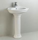 尼尔斯立柱盆 现代卫浴空间的优雅选择