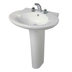 科勒佩斯格立柱盆8747t-1-0 简约设计与实用功能的完美结合